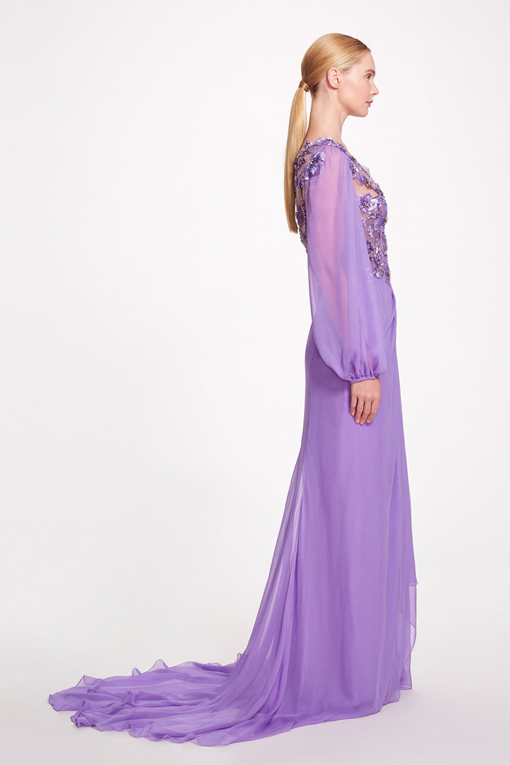 Marchesa, Illusion Bodice Gown | Esposa