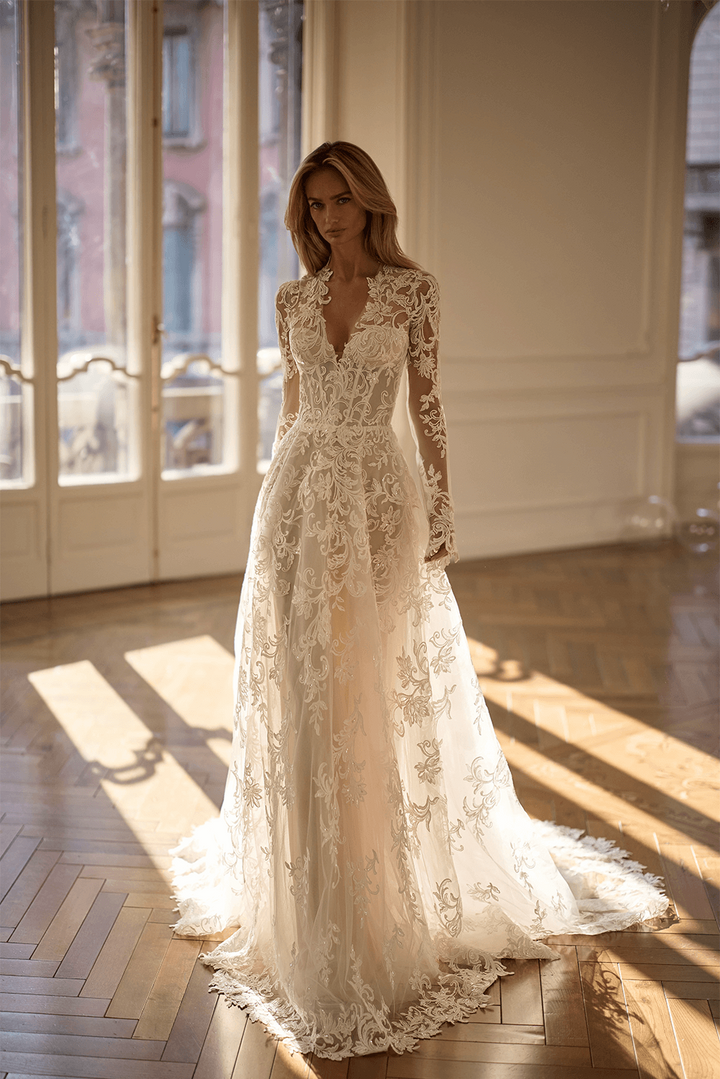 Milla Nova, Intricate A-Line Gown | Esposa
