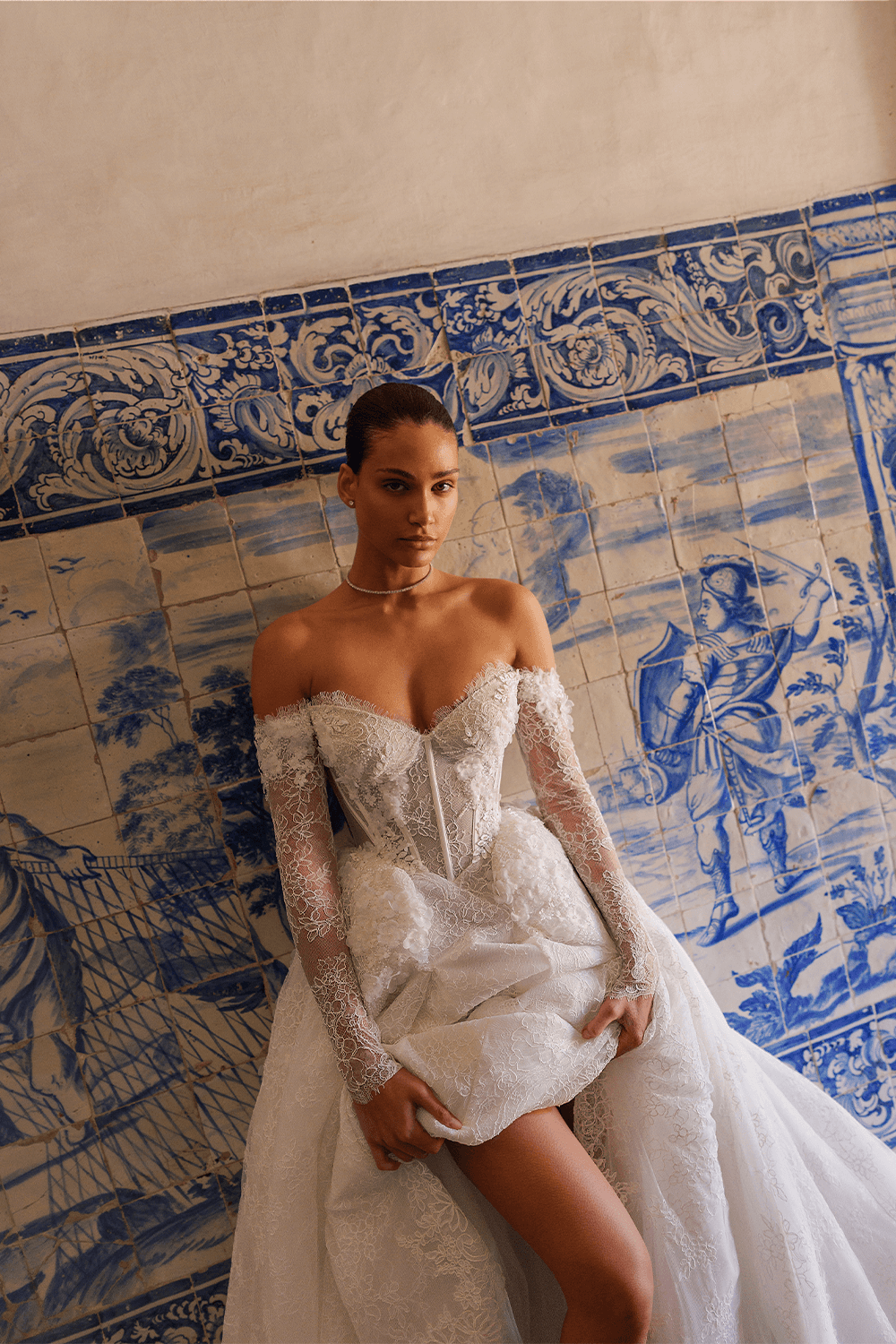 Wona Concept, Alluring A-Line Gown | Esposa