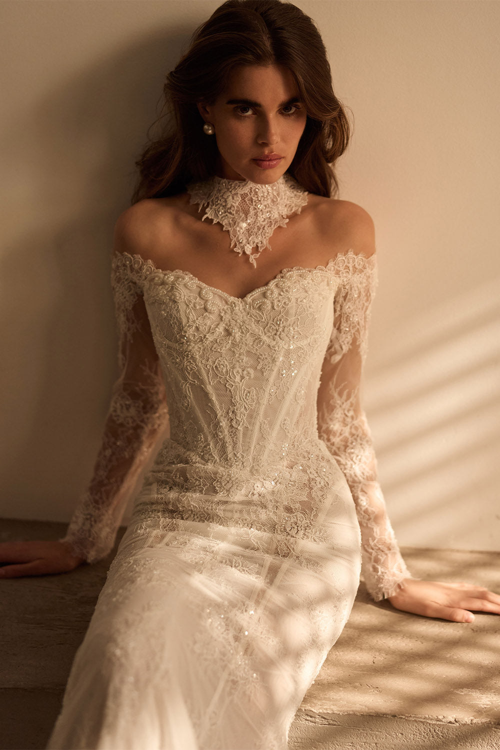 Milla Nova, Marlene. Graceful Lace Mermaid Gown | Esposa