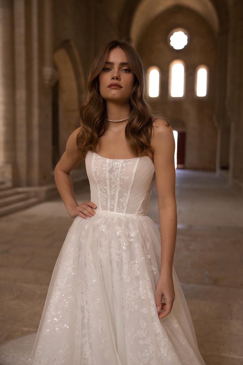 Eva Lendel, Strapless Wedding Gown | Esposa