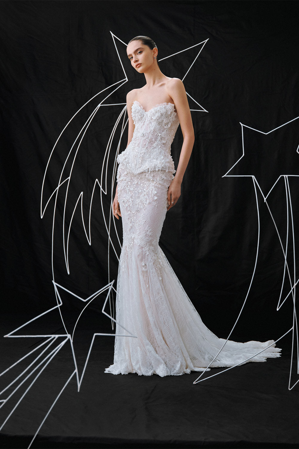 Milla Nova, Andromeda, Embellished Lace Mermaid Gown | Esposa