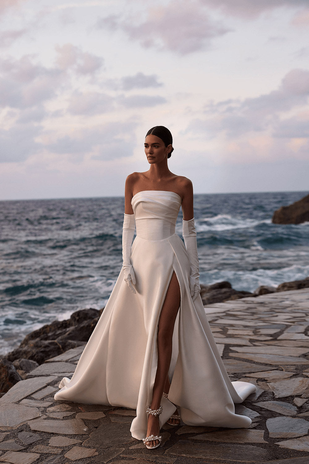 Milla Nova, Bloom, Bloom, Sleek A-Line Gown | Esposa