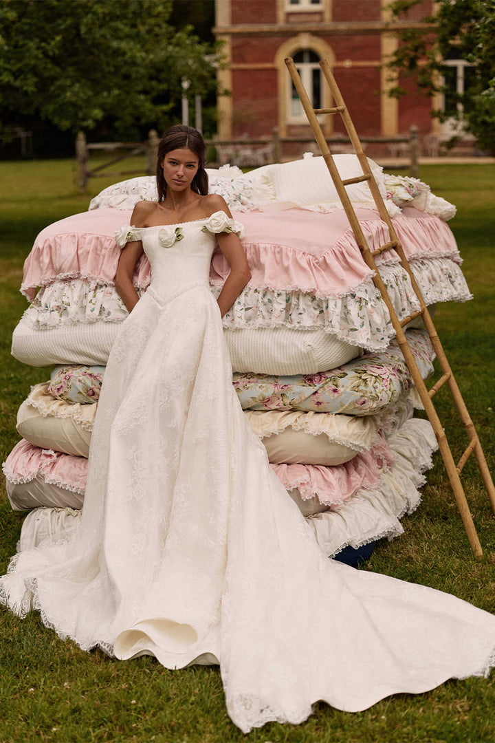 Milla Nova, Corvelle, Off Shoulder Gown | Esposa