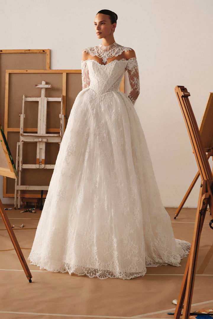 Milla Nova, Donatella, Opulent Lace Ball Gown | Esposa
