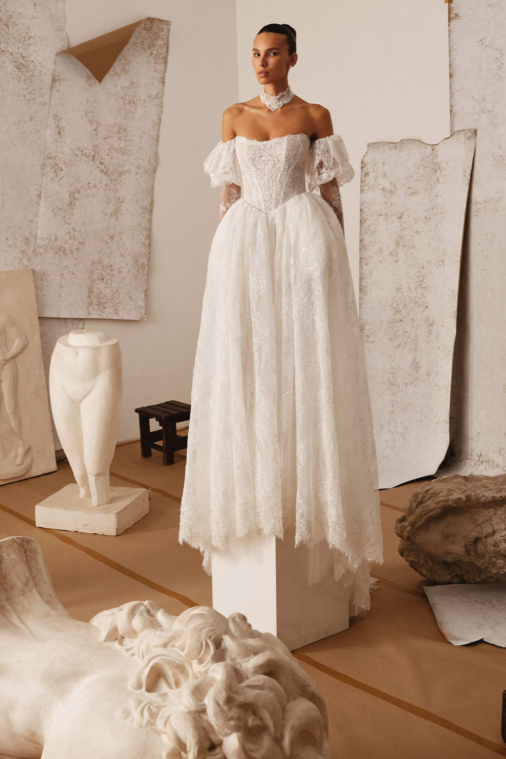 Milla Nova, Iverly, Ethereal Lace Ball Gown | Esposa