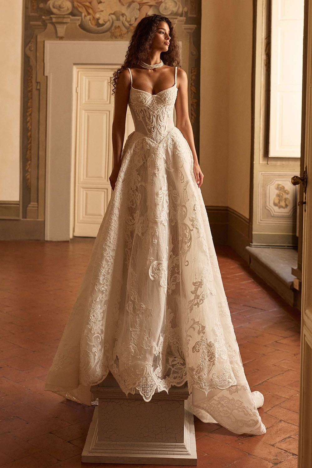 Milla Nova, Lysandra, Majestic Lace Ball Gown | Esposa