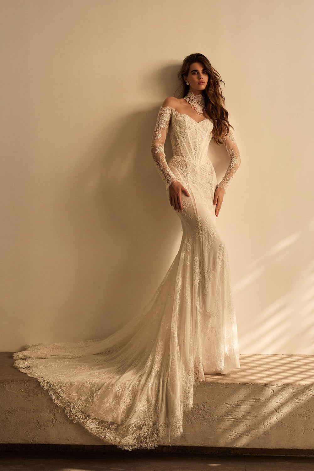 Milla Nova, Marlene. Graceful Lace Mermaid Gown | Esposa