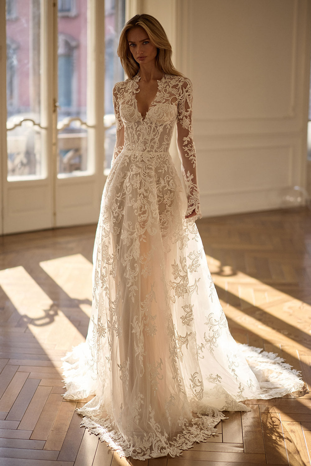 Milla Nova, Mirelisse, Intricate A-Line Gown | Esposa