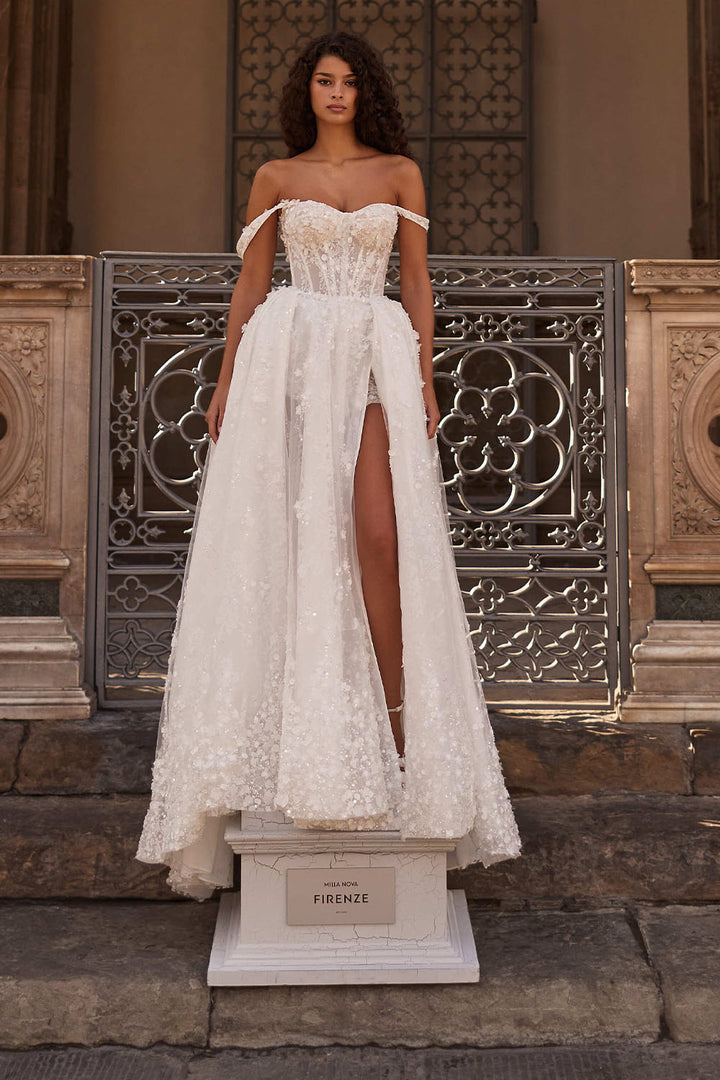 Milla Nova, Nymara, Ethereal A-Line Gown | Esposa