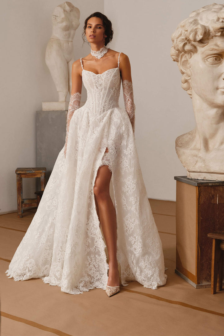 Milla Nova, Pittura, Dreamlike Lace A-Line Gown | Esposa