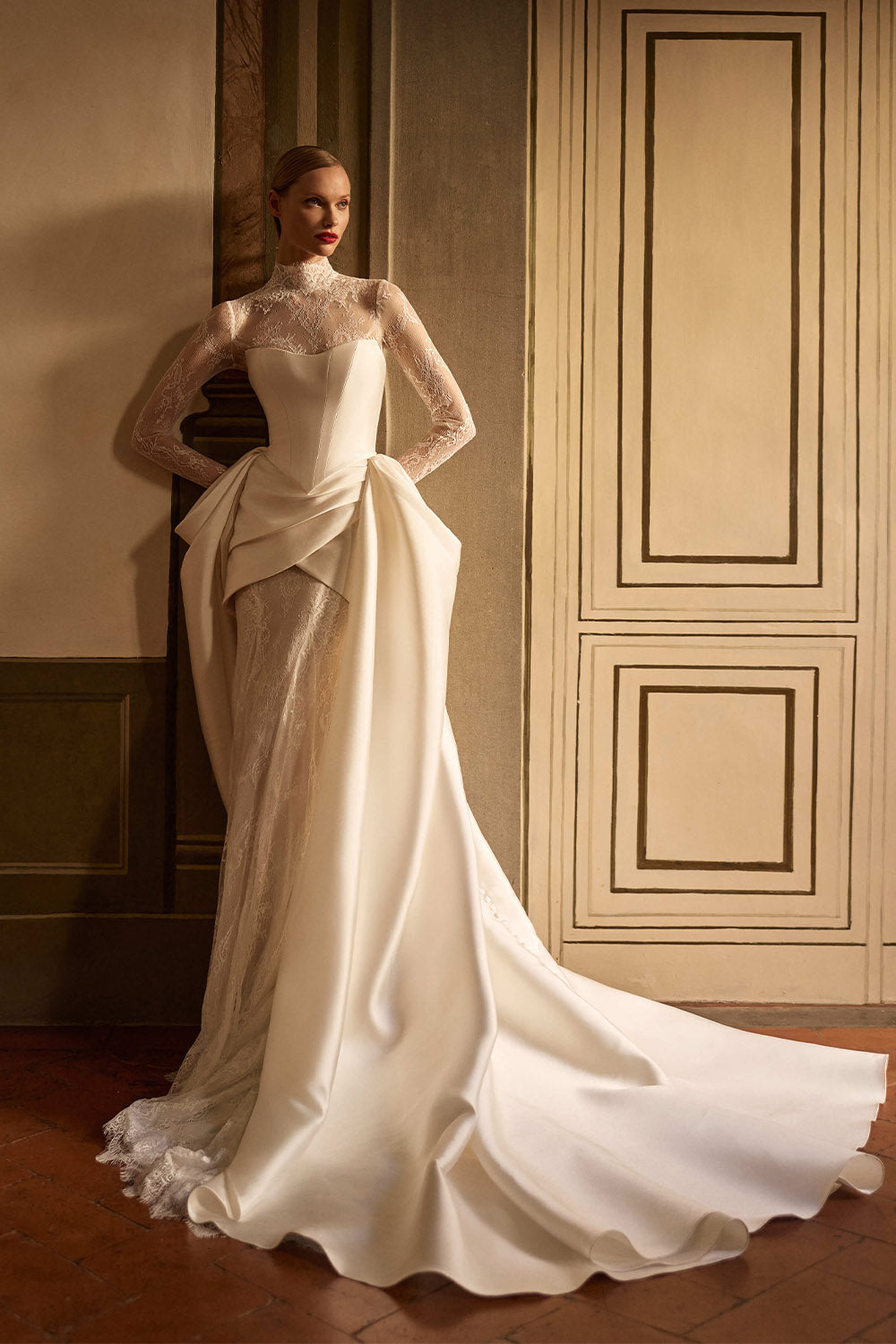 Milla Nova, Priss, Sculptural Mikado Dress Cover | Esposa