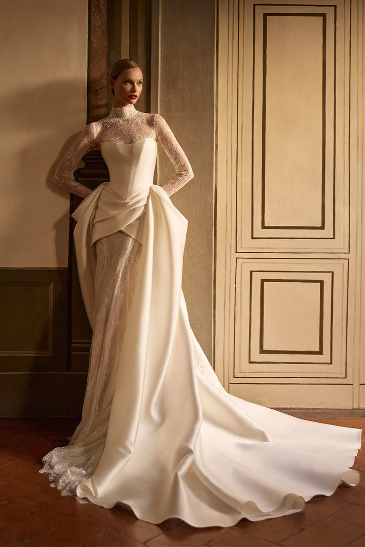 Milla Nova, Priss, Sculptural Mikado Dress Cover | Esposa