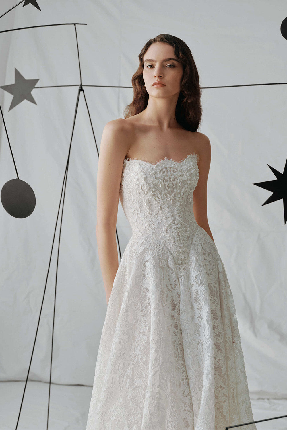Milla Nova, Rhea, Romantic Lace A-Line Gown | Esposa