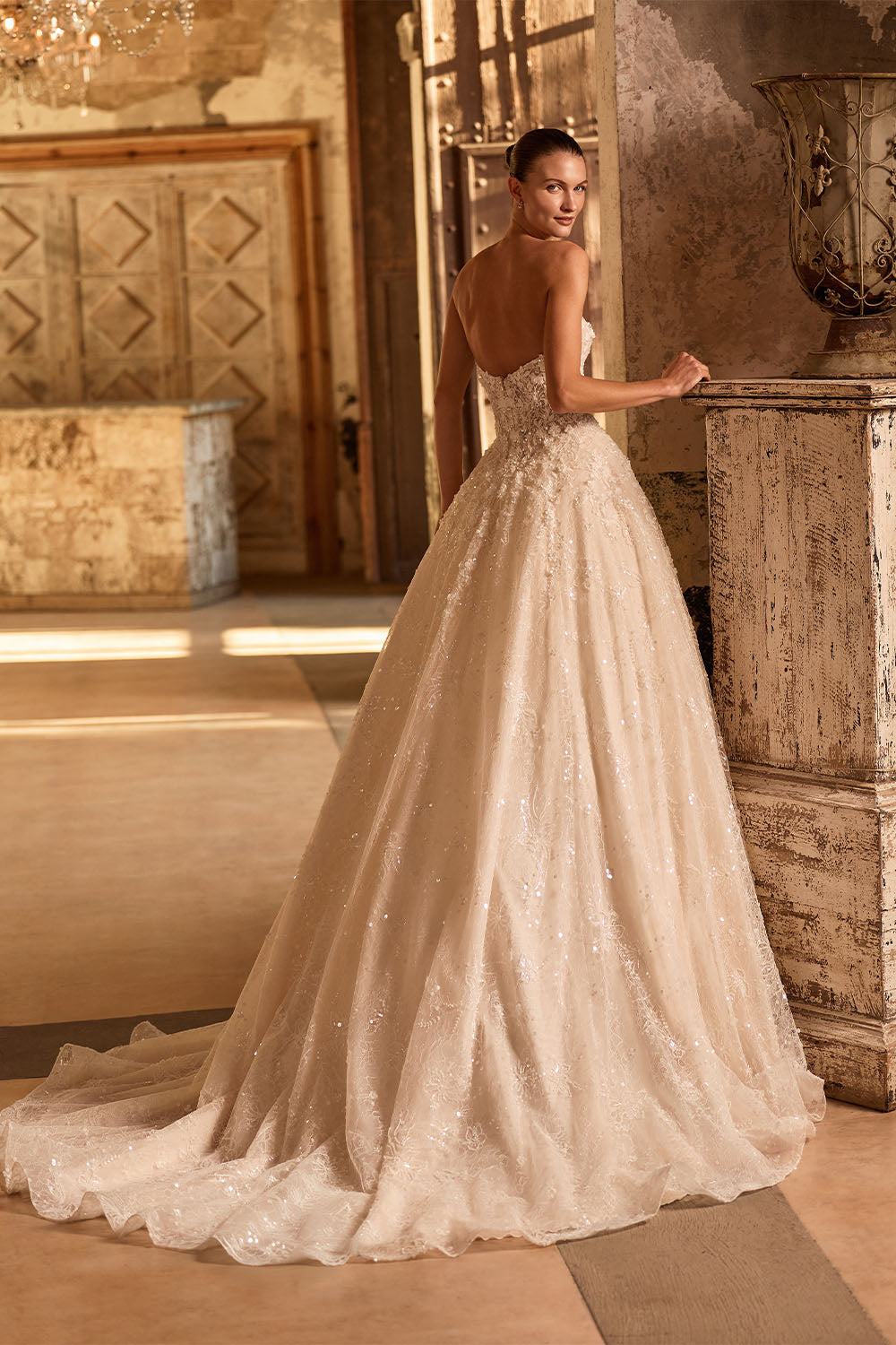 Pronovias Privée, Misten, Embellished A-Line Gown | Esposa