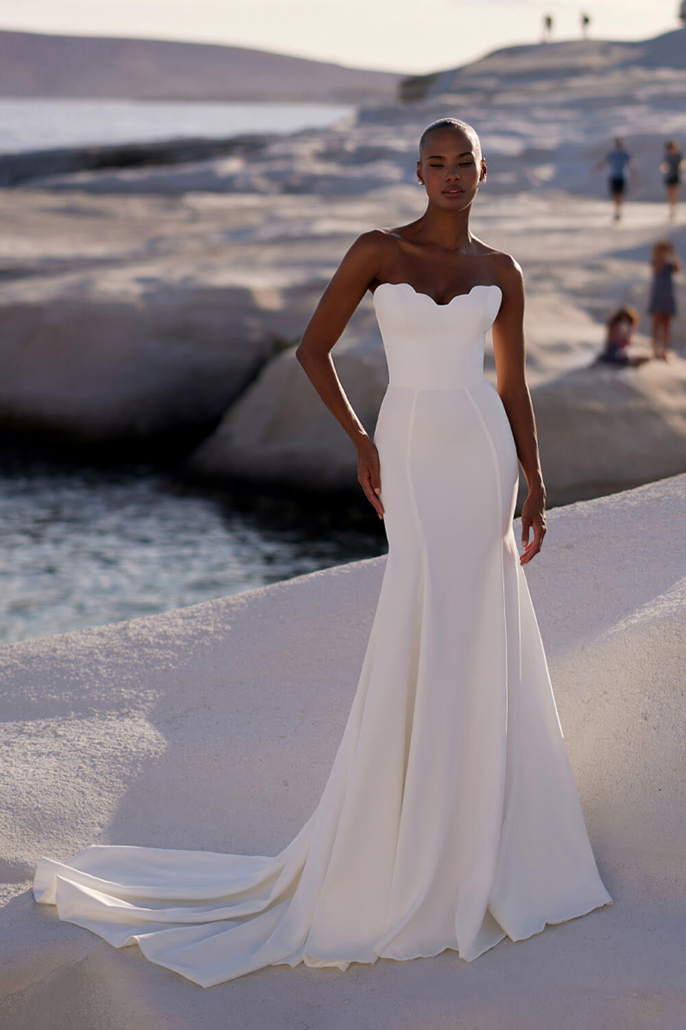 corset dress simple White Strapless Short Wedding Party Dress with Beaded Bodice Short and Simple Wedding Dress with Lace Corset Plus Size Size 12 / White