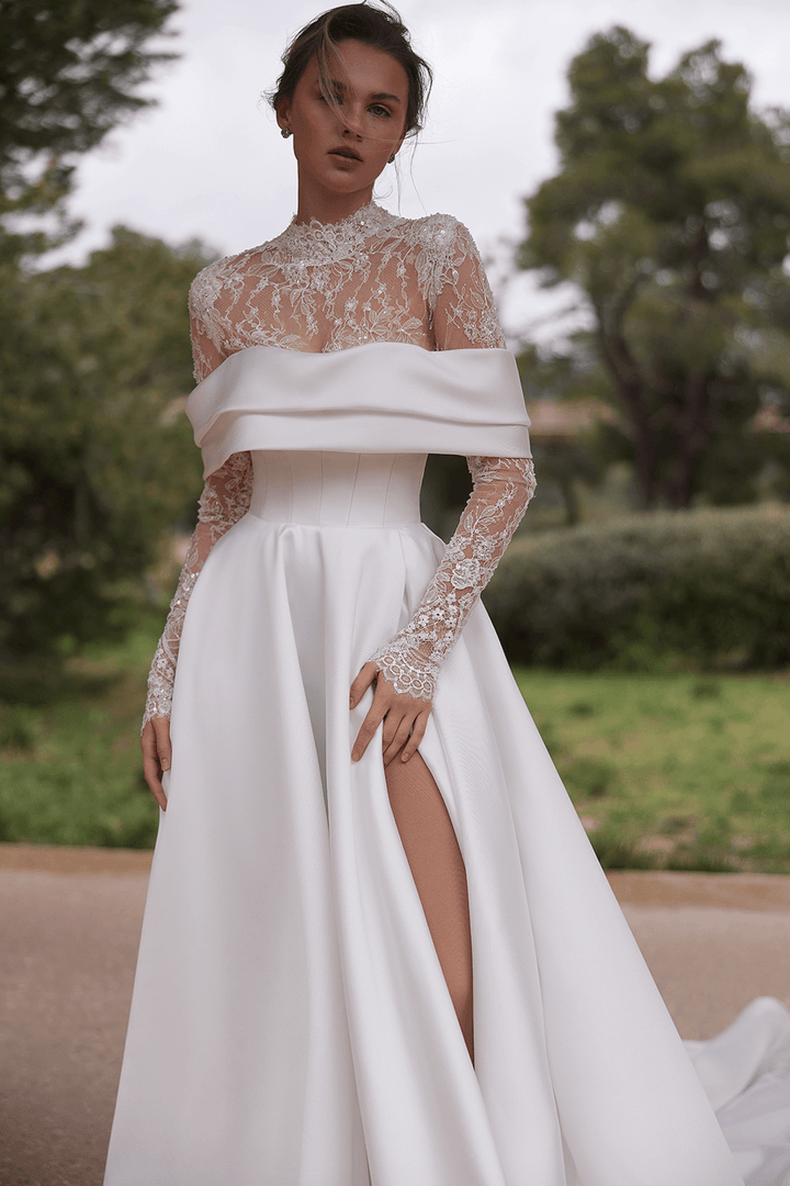 Eva Lendel, Minimalist A-Line Gown | Esposa