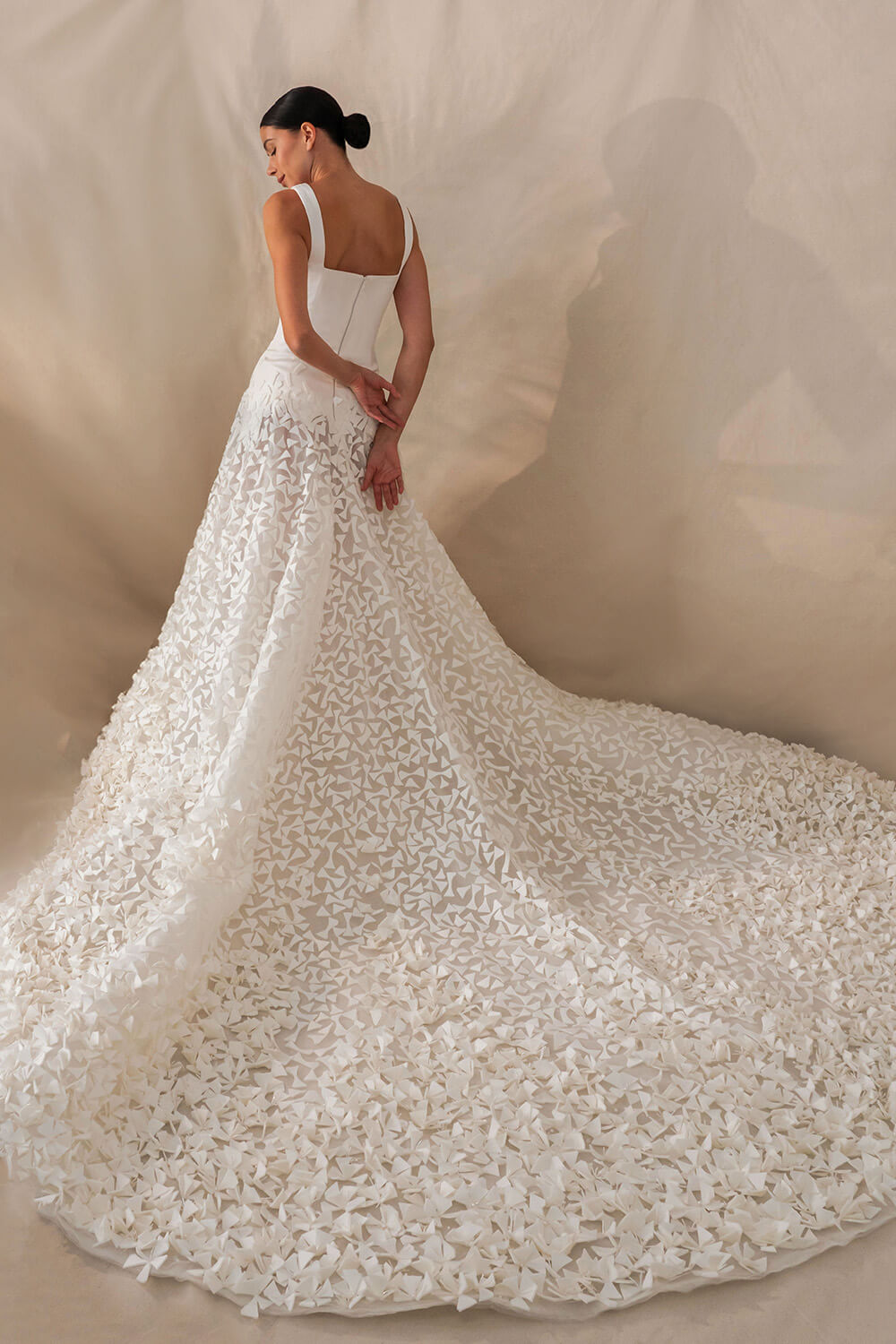 Kristie Romanos, Square Neckline Gown | Esposa