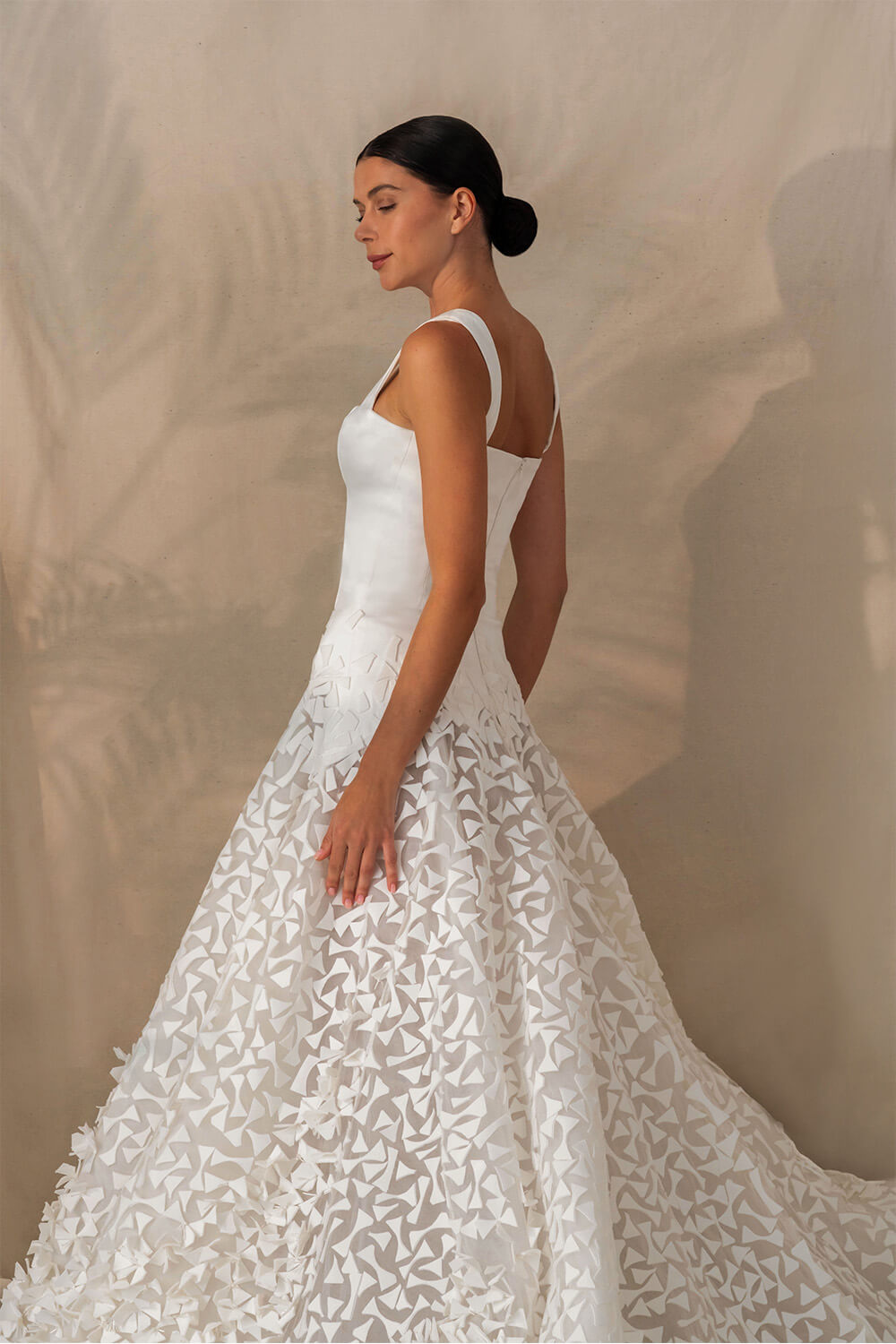 Kristie Romanos, Square Neckline Gown | Esposa