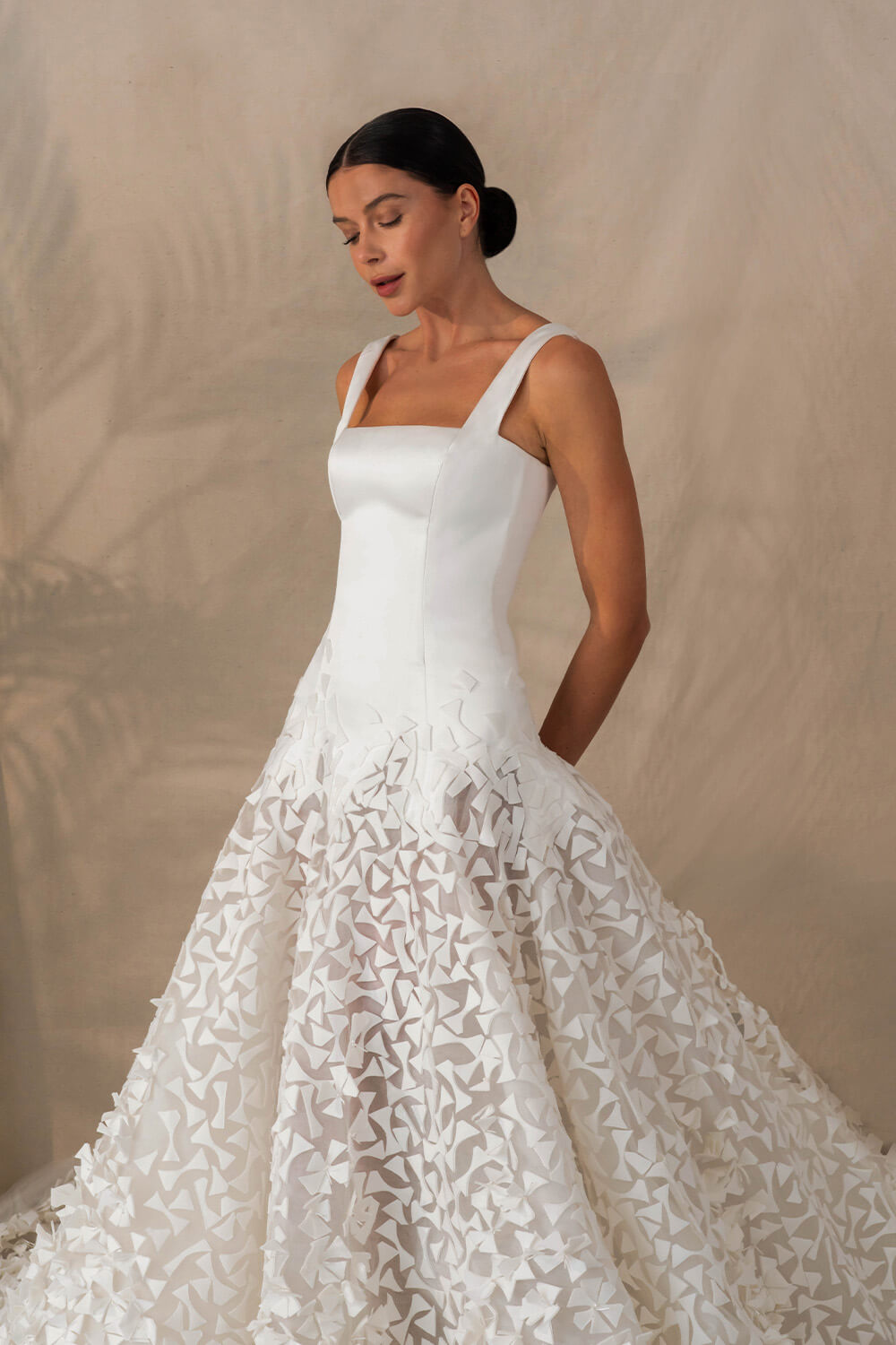 Kristie Romanos, Square Neckline Gown | Esposa