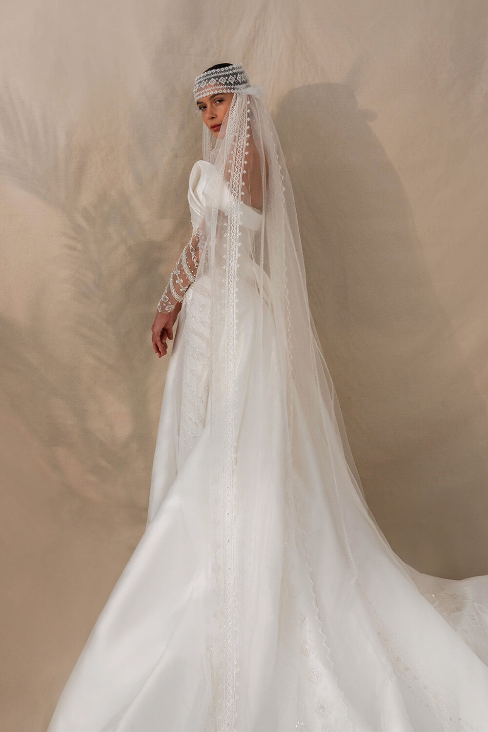 Kristie Romanos, Asymmetrical Satin Dress | Esposa