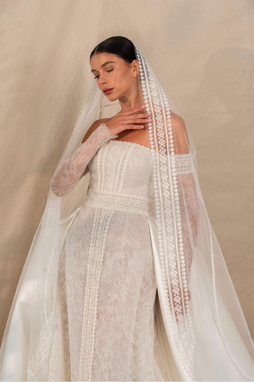 Kristie Romanos, Luxurious Lace Dress | Esposa