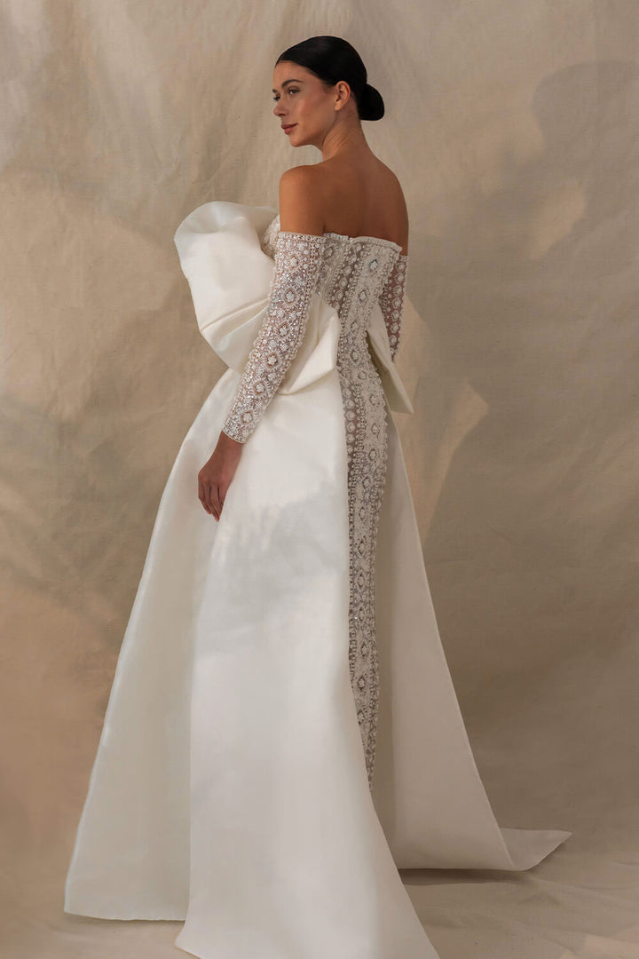 Kristie Romanos, Unique Organza Gown | Esposa