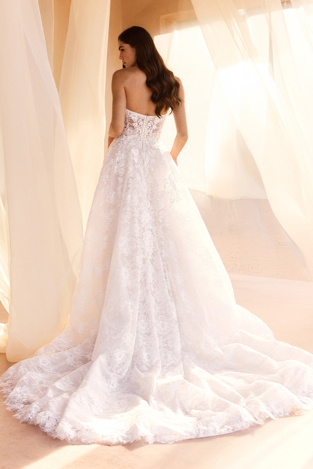 Pronovias, Naisy, Floral Lace Ball Gown | Esposa