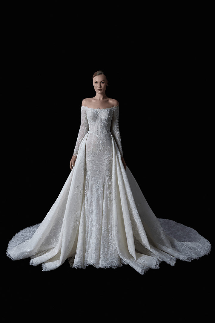 Nova Bella, Sophisticated A-Line Gown | Esposa
