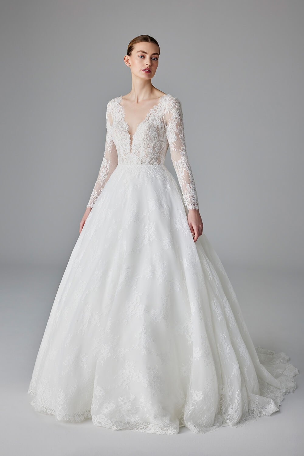 Pronovias, Lace Dress With Sleeves | Esposa