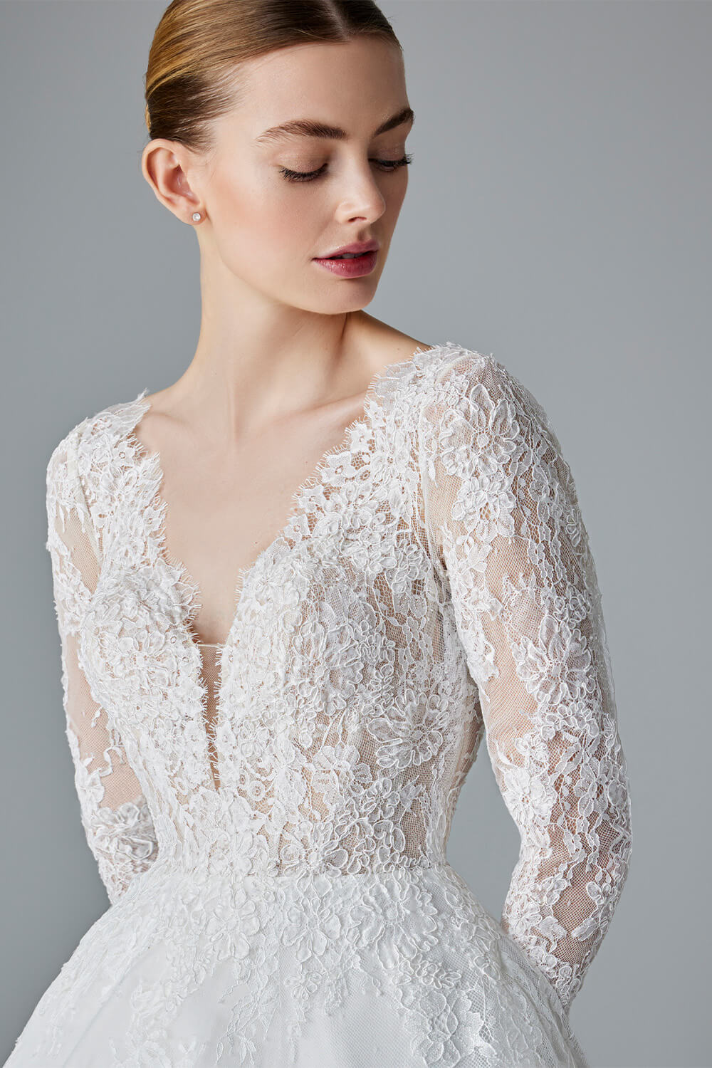 Pronovias, Lace Dress With Sleeves | Esposa