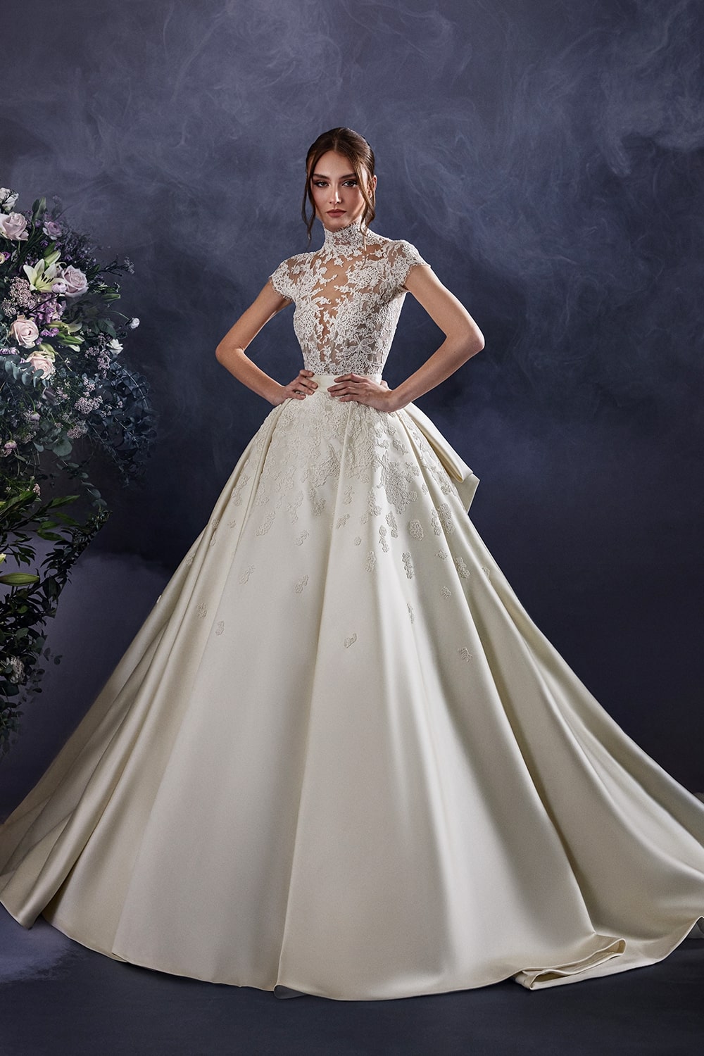 Zuhair Murad, Illusion Neckline Gown | Esposa