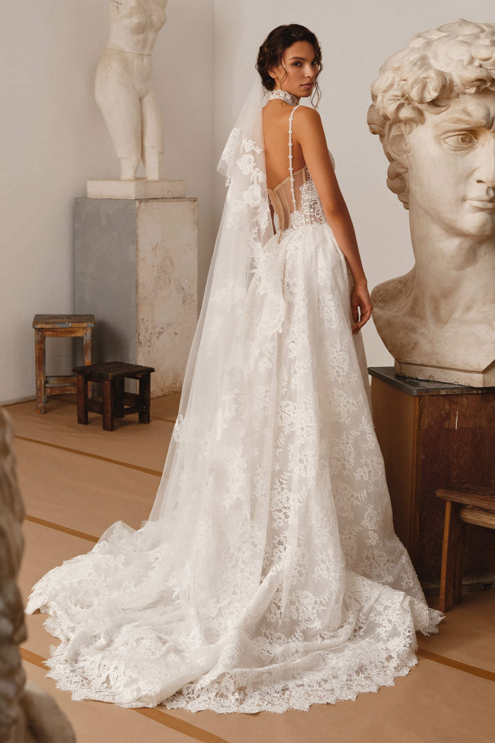 Milla Nova, Pittura, Dreamlike Lace A-Line Gown | Esposa