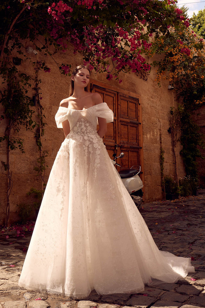 Plume by Kristie, Abby, Elegant Tulle Gown | Esposa
