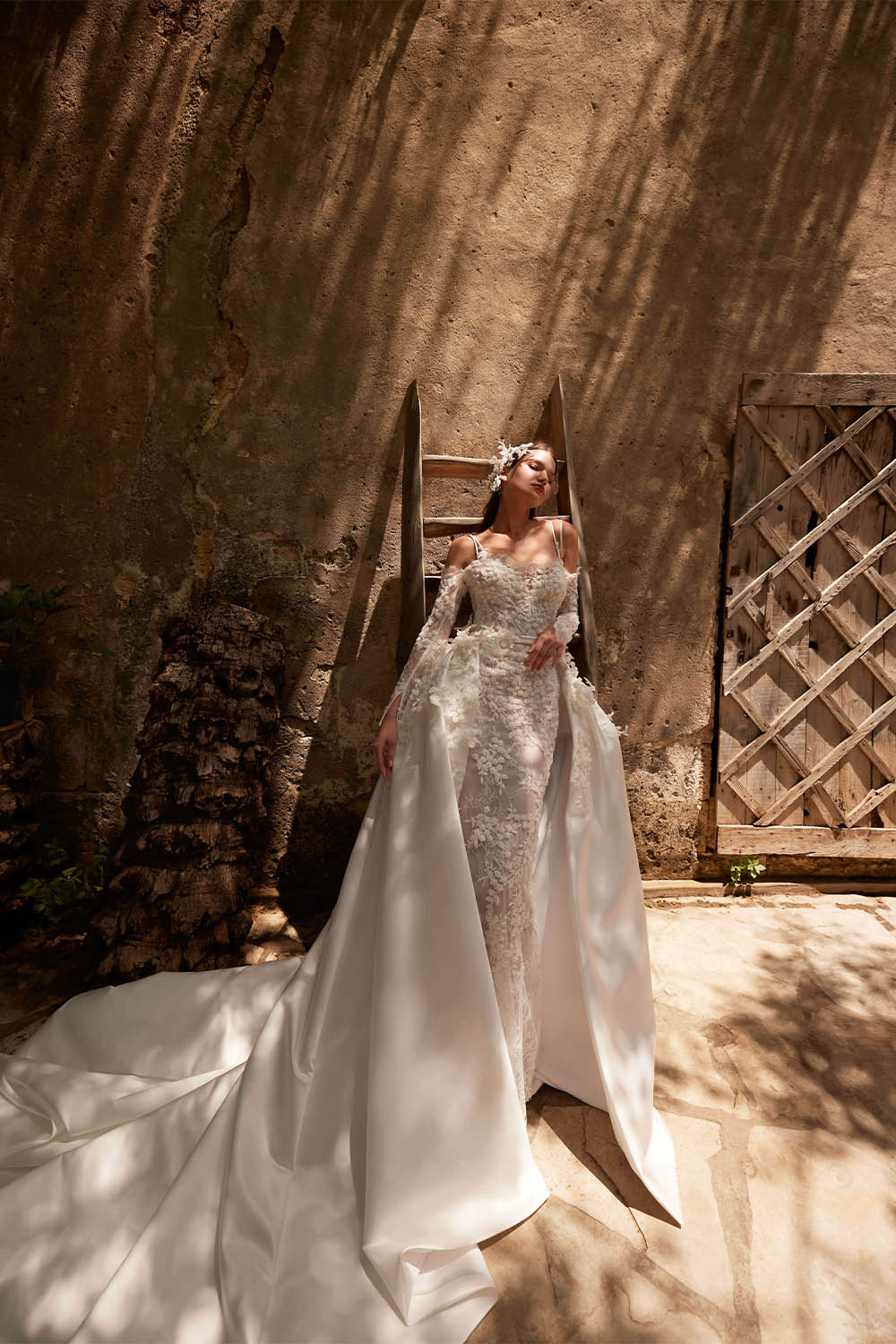 Plume by Kristie, Amy, Off Shoulder Lace Dress | Esposa