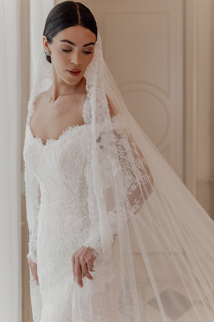 Plume by Kristie, Aston, Elegant Fitted Gown | Esposa
