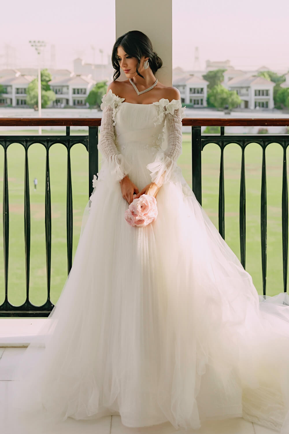 Plume by Kristie, Folda, Long Sleeve Bridal Gown | Esposa
