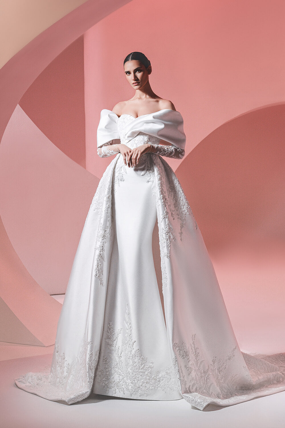 Plume by Kristie, Grace, Sleek Mermaid Gown | Esposa