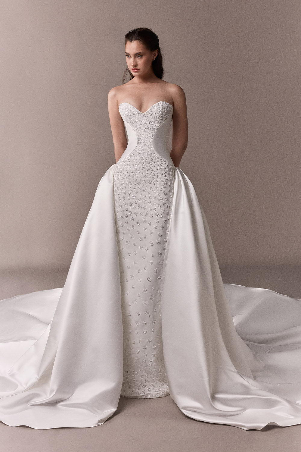 Plume by Kristie, Julia, Delicate Sculpted Gown | Esposa