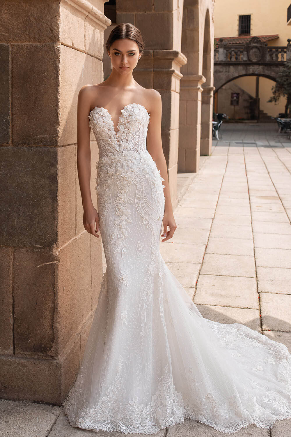 Pronovias, Aethra, Mermaid Lace Gown | Esposa