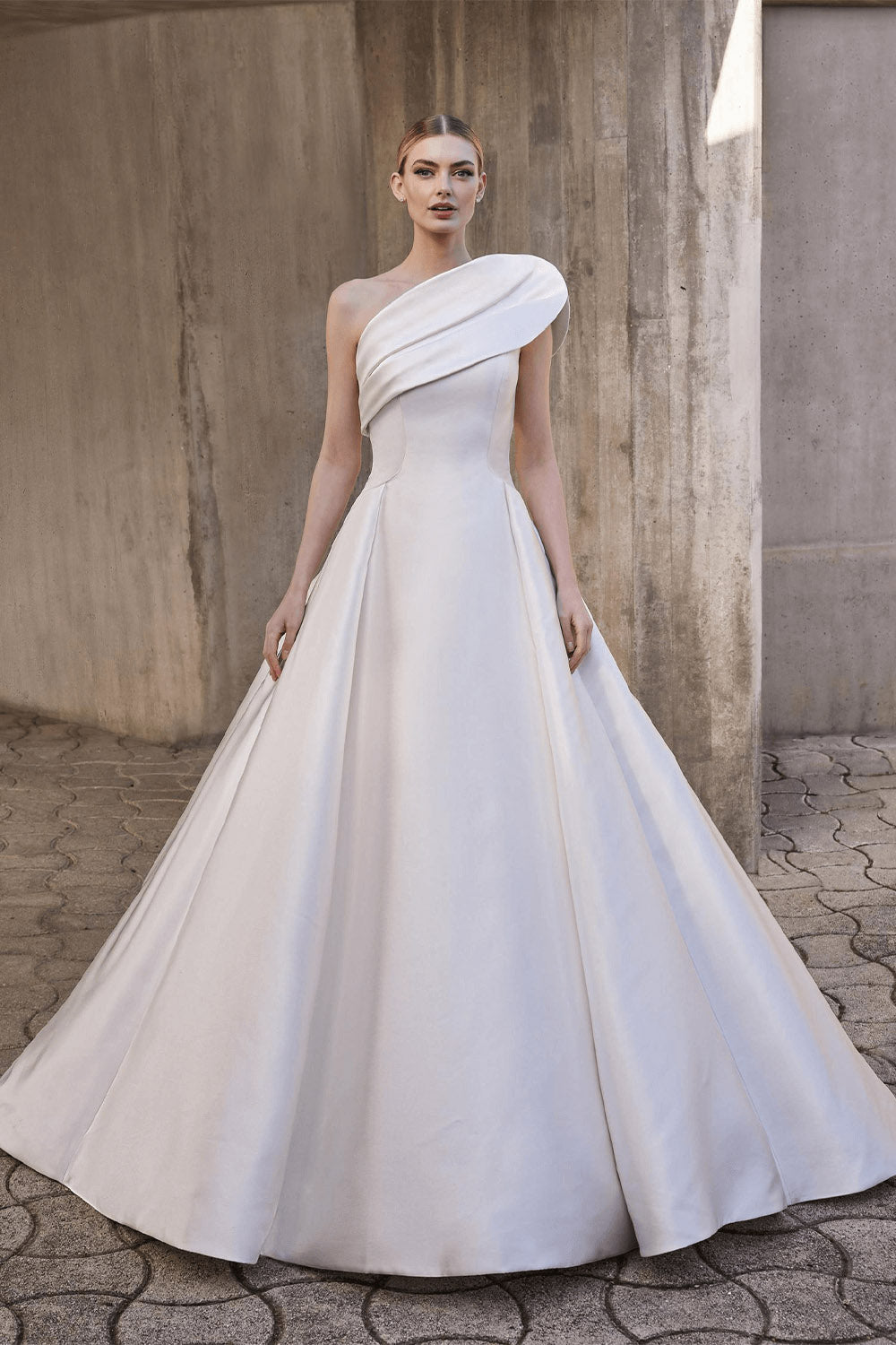 Pronovias, Maiden, Dramatic A-Line Gown | Esposa
