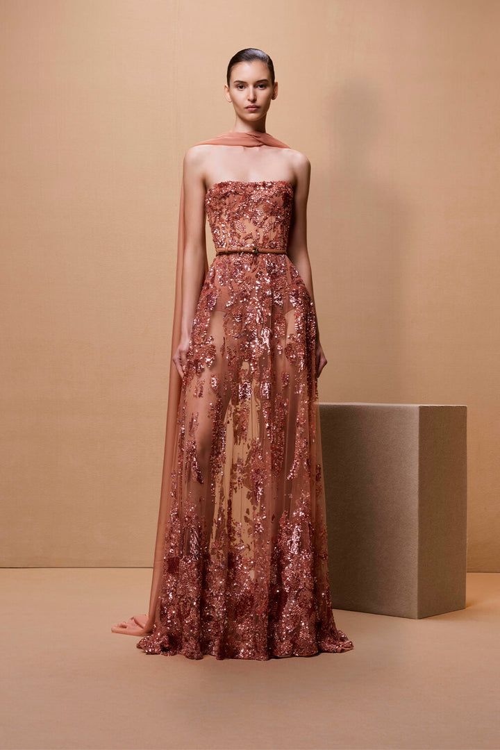 Zuhair Murad, Elegant Sequined Dress | Esposa