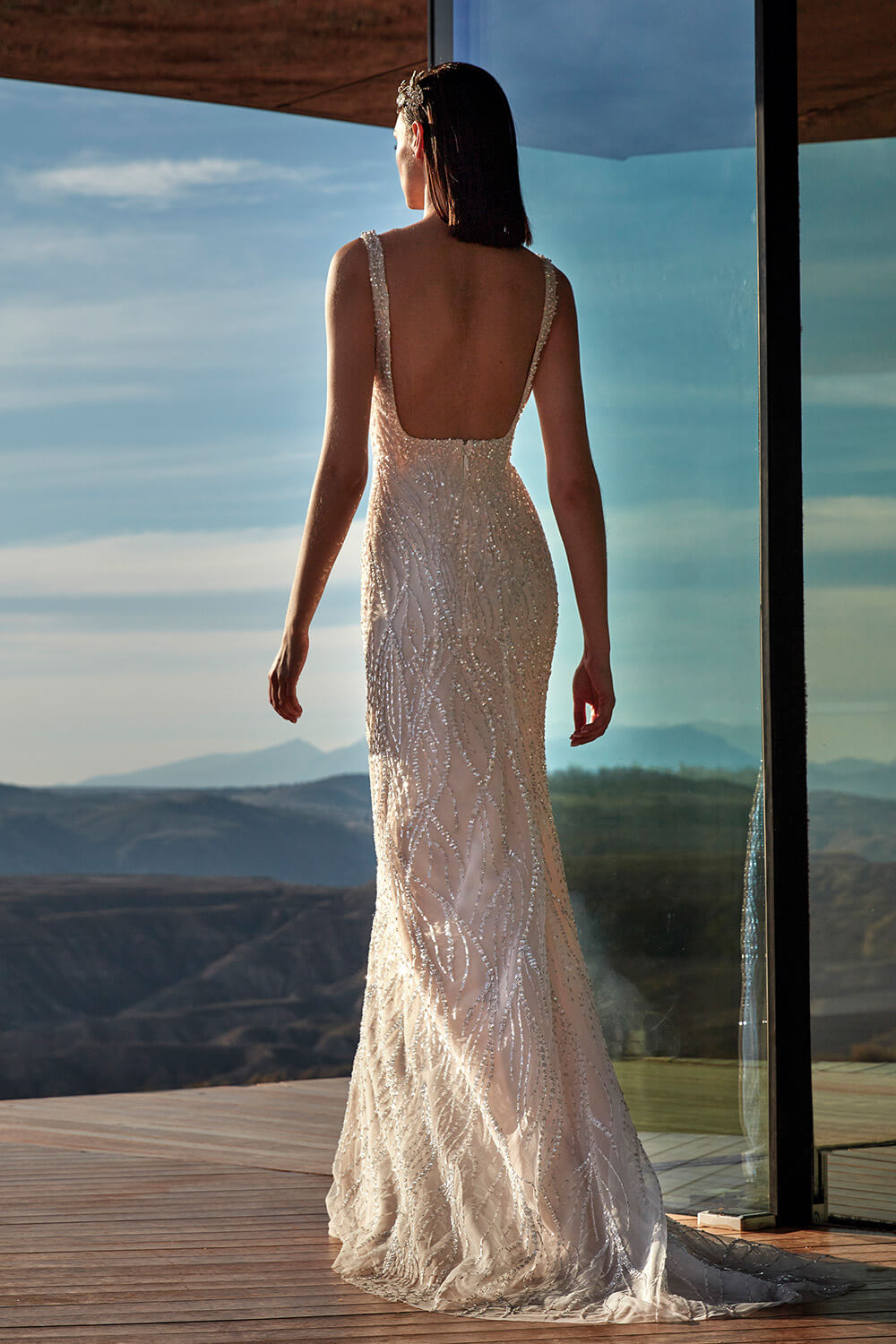 Pronovias Privée, Beaded Mermaid Dress | Esposa