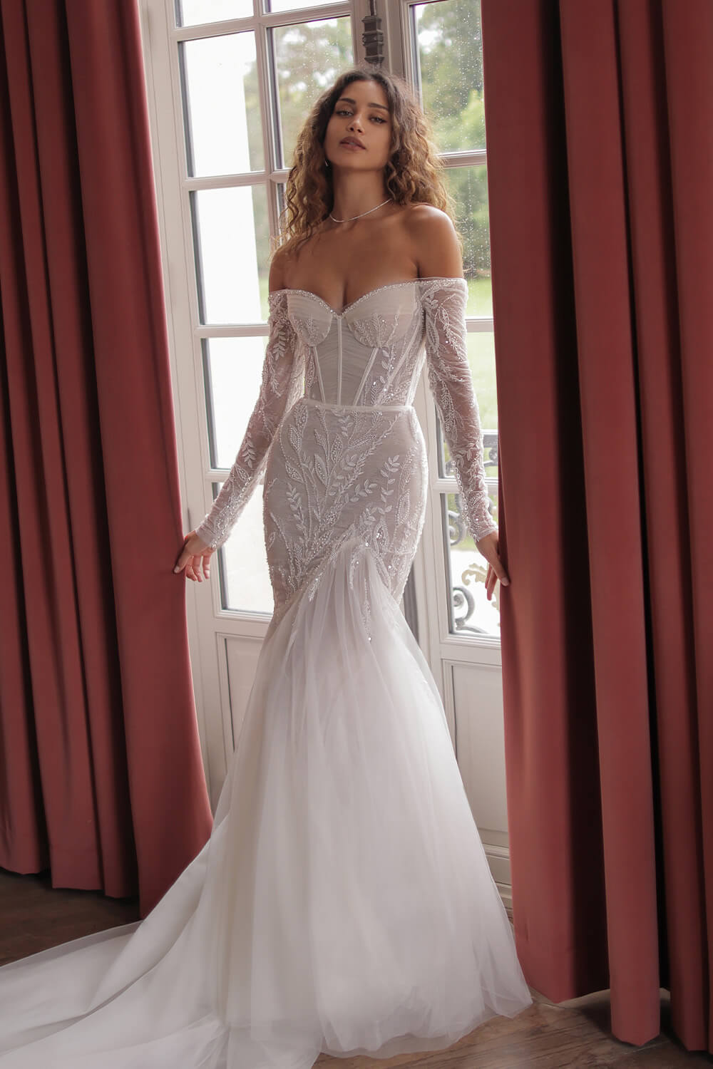 Wona Concept, Stunning Off-Shoulder Gown | Esposa