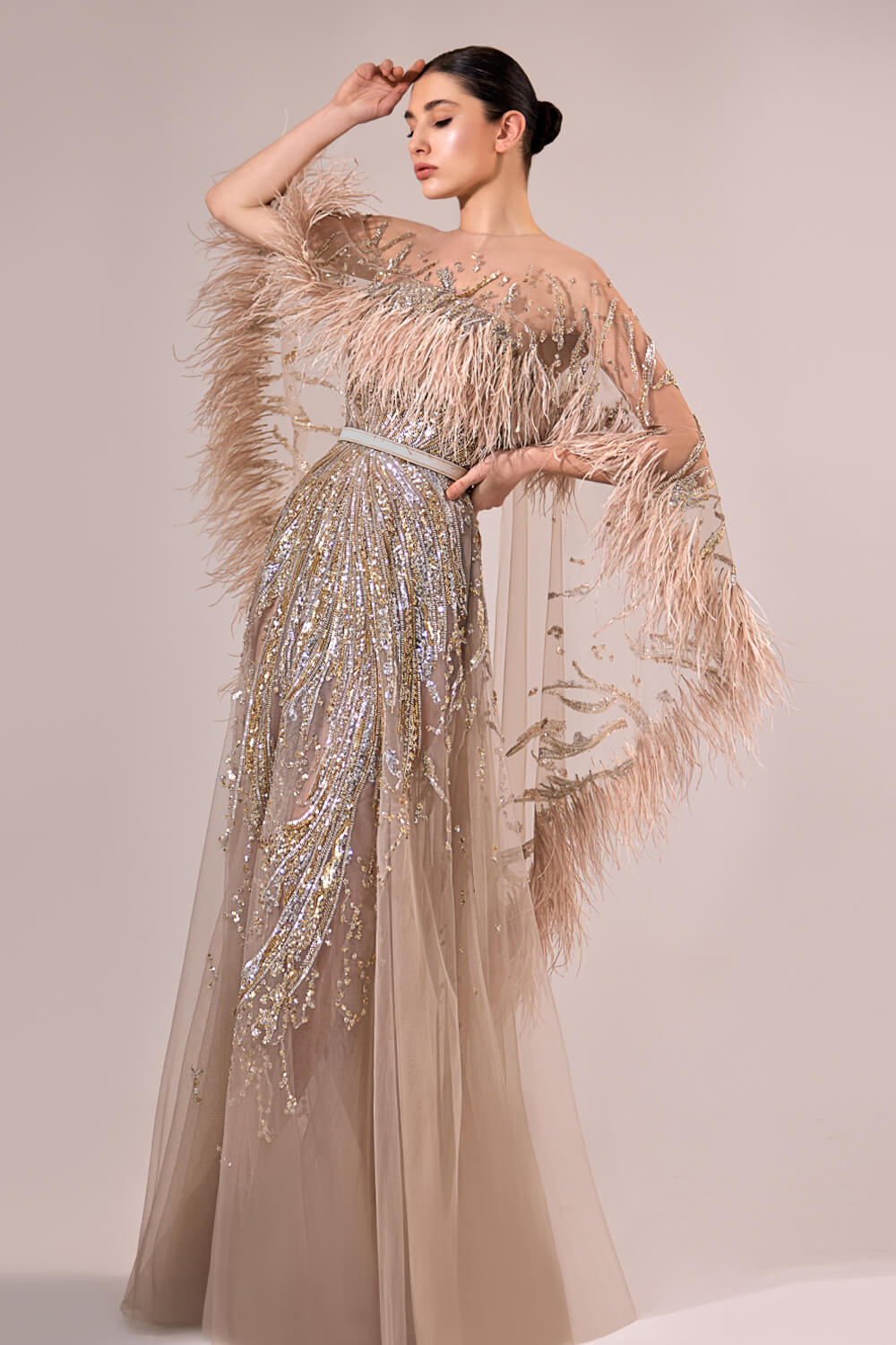 Bilal El Dana, Modern Shimmering Dress | Esposa