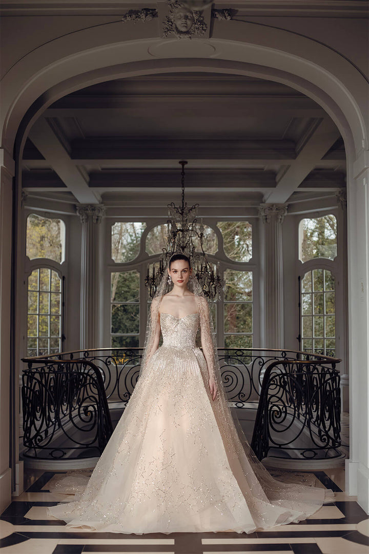 Georges Hobeika, Beaded Gold Gown | Esposa