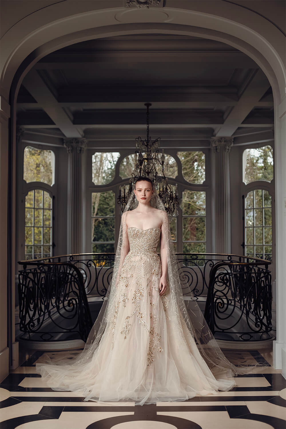 Georges Hobeika, Strapless Beaded Gown | Esposa