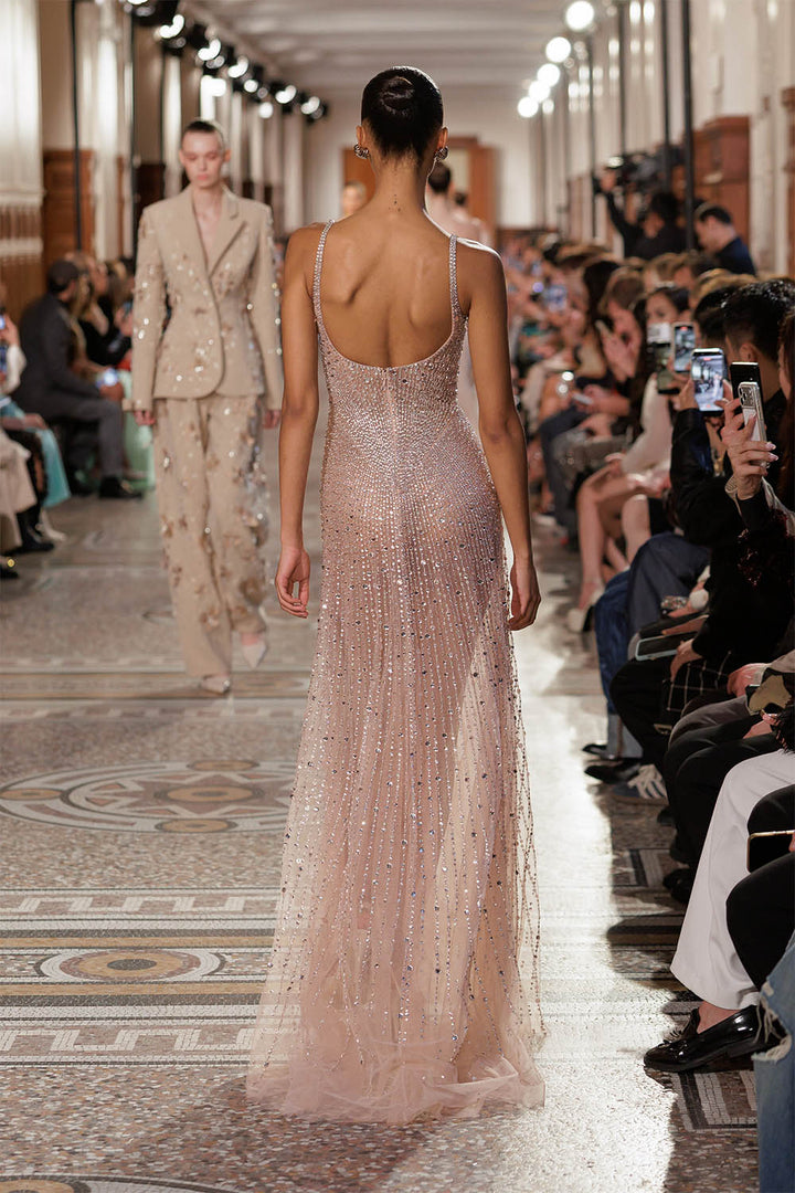 Georges Hobeika, Radiant Beaded Evening Dress | Esposa