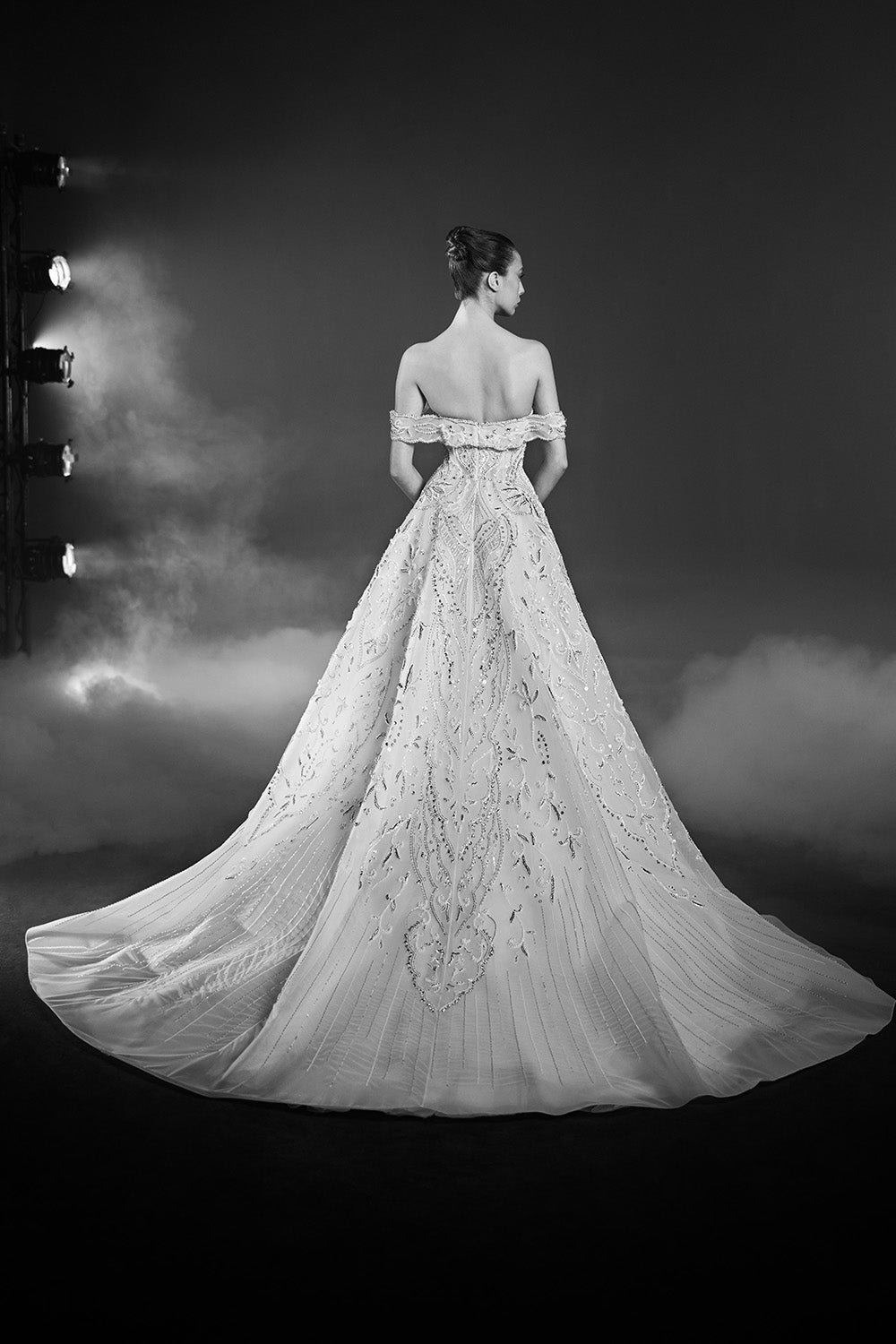 Georges Hobeika, Beaded Off-Shoulder A-Line Gown | Esposa