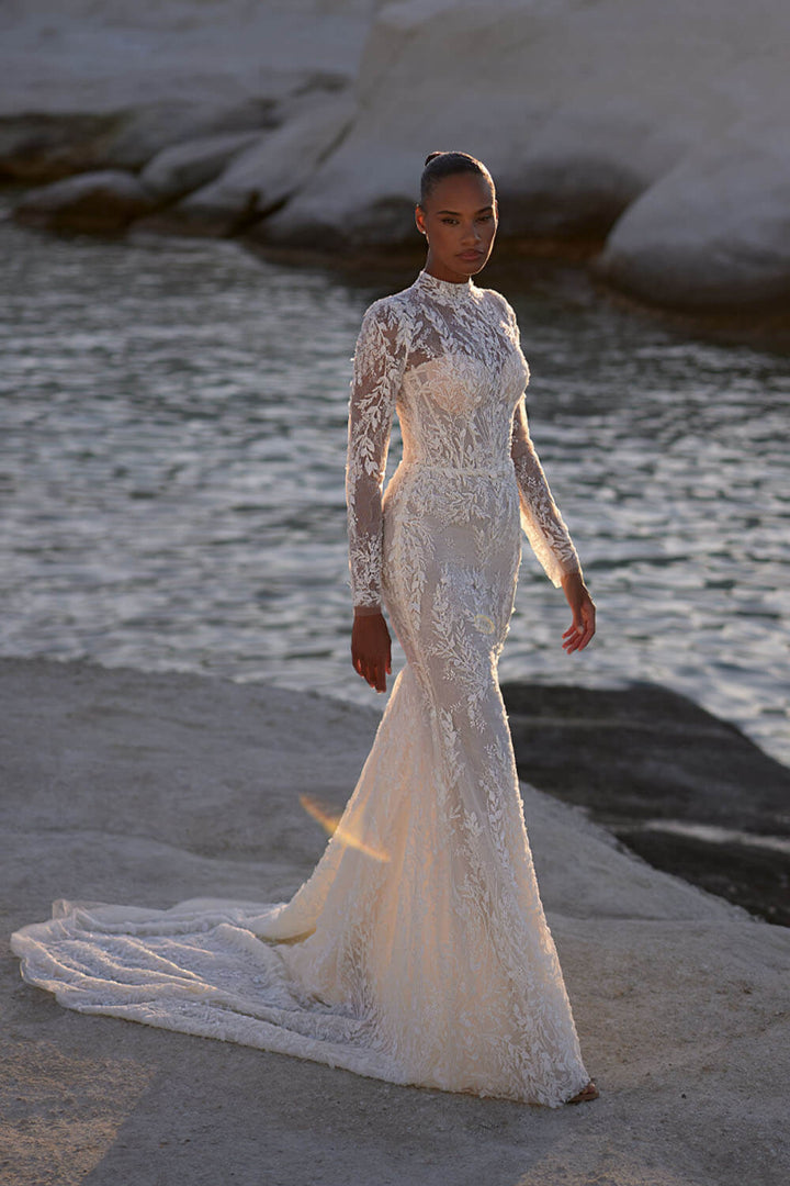 Eva Lendel, Embroidered Mermaid Dress | Esposa